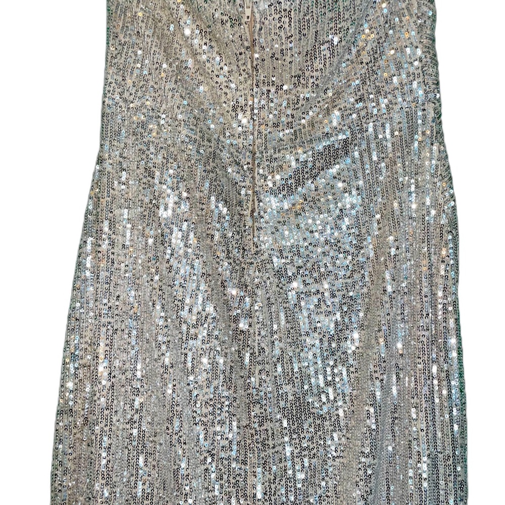 Ombré Sliver and Gold Holiday Gown